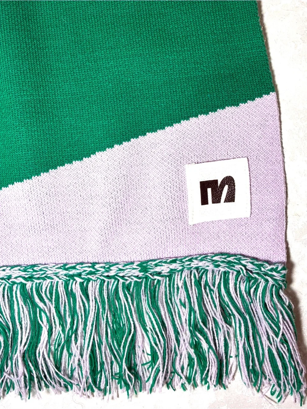 Manychat x Berq Studio Ltd Edition Woven Fringed Throw Blanket with Carry Strap